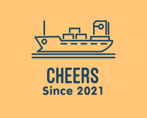Seaman - Cargo Ship Tanker logo design