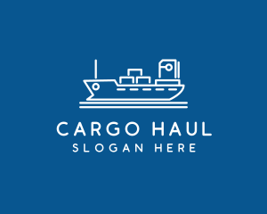 Cargo Ship Imports logo design