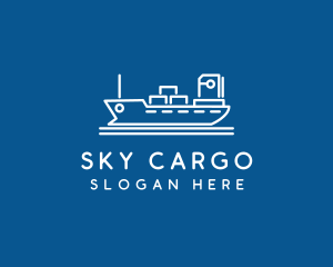 Cargo Ship Imports logo design