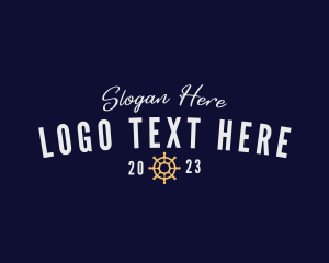 Nautical Marine Helm logo design