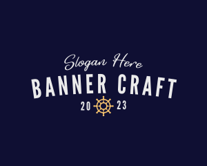 Nautical Marine Helm logo design