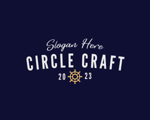 Nautical Marine Helm logo design