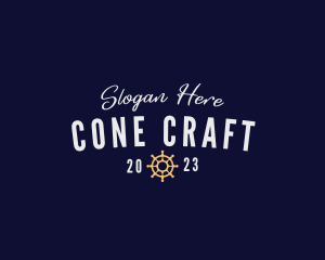 Nautical Marine Helm logo design