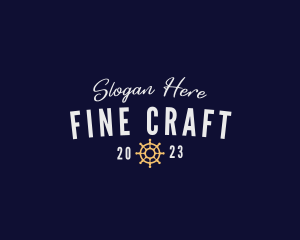 Nautical Marine Helm logo design