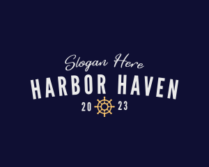 Nautical Marine Helm logo design