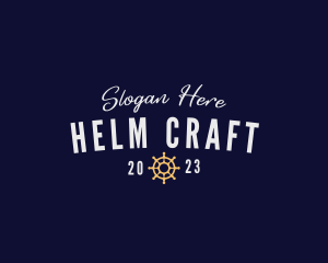 Helm - Nautical Marine Helm logo design
