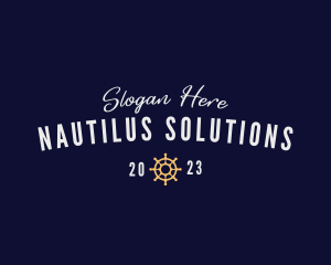 Nautical Marine Helm logo design