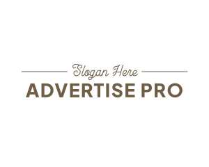 Advertising - Advertising Business Company logo design