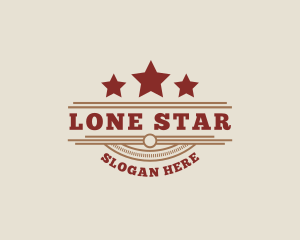 Western Cowboy Star logo design