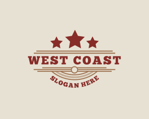 Western Cowboy Star logo design