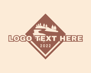 Trip - Brown Forest Adventure logo design