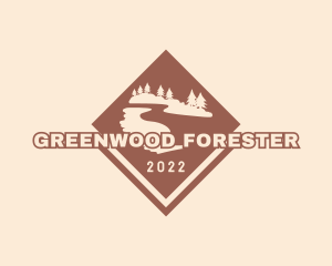 Brown Forest Adventure logo design