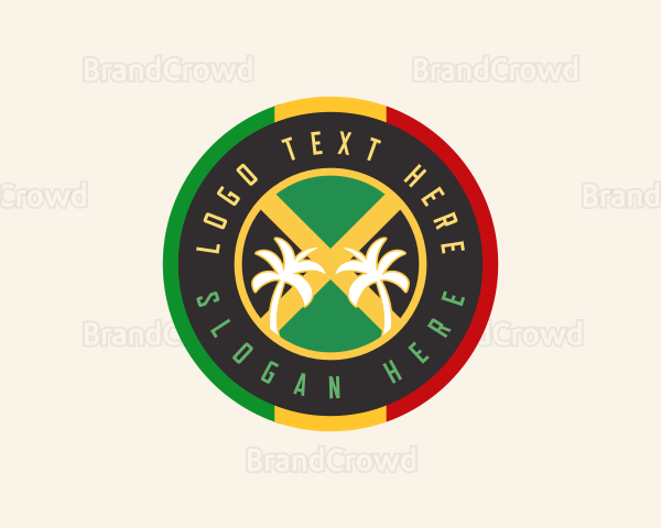 Jamaican Palm Tree Logo