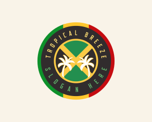 Jamaican Palm Tree logo design