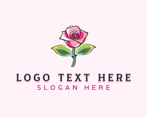 Boutique - Rose Flower Boutique logo design