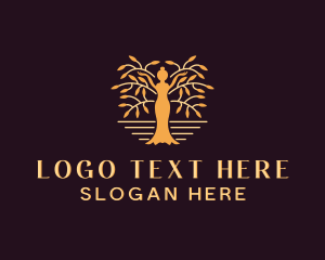 Tree Planting - Yoga Tree Therapy logo design