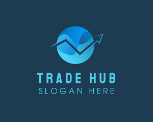 Trade - Arrow Tech Finance logo design
