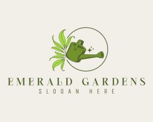 Garden Watering Can logo design