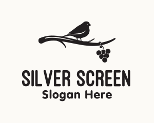 Cocktail - Elegant Grapevine Sparrow logo design