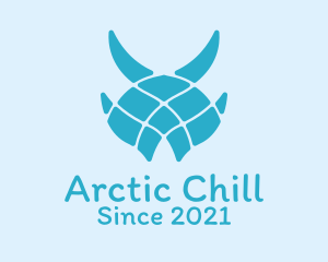 Frozen - Igloo Arctic Horn logo design