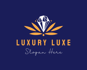 Luxury Diamond Stone logo design