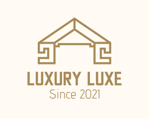 Luxury Home Mansion logo design