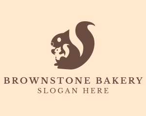 Brown - Brown Squirrel Animal logo design