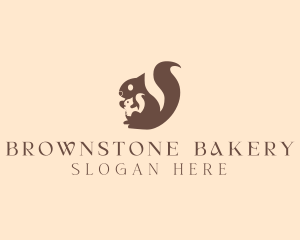 Brown Squirrel Pet logo design