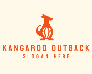 Kangaroo Air Balloon  logo design