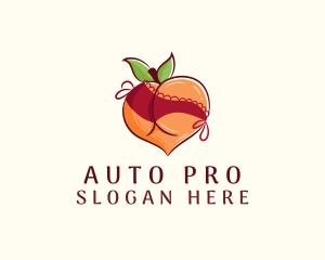 Dating Site - Sexy Erotic Peach logo design