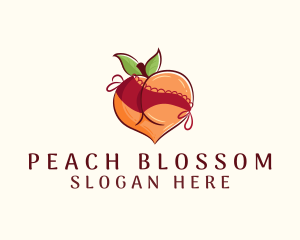 Sexy Erotic Peach logo design
