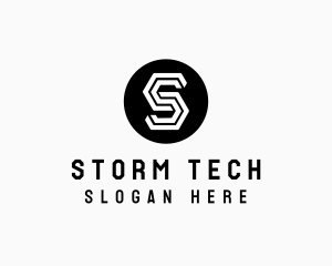 Generic Tech Letter S logo design