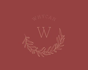 Circle Wedding Wreath  Logo