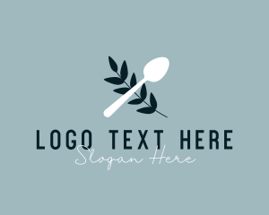 Vegetarian - Spoon Diner Kitchen logo design