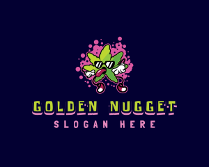 Nugget - CBD Marijuana Cannabis logo design