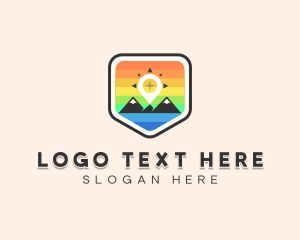 Tourism - Adventure Navigation Mountain logo design