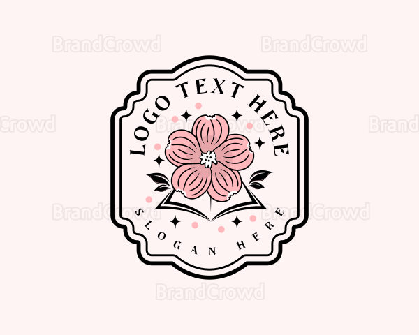 Botanical Flower Book Logo