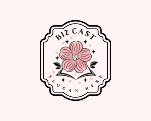 Aroma - Botanical Flower Book logo design