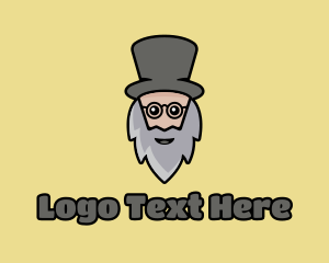 Act - Magician Old Man logo design