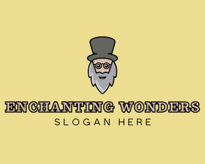 Magician - Magician Old Man logo design