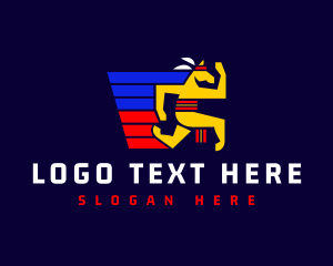 Kikiam - Filipino Folklore Tikbalang logo design