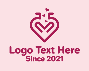 Dating Site - Love Potion Flask logo design