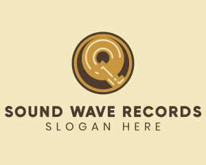 Record - Vinyl Record Music logo design