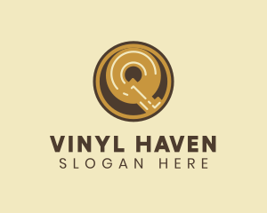 Vinyl - Vinyl Record Music logo design