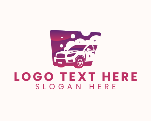 Suv - Carwash Auto Cleaning logo design