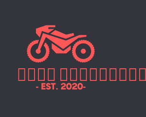 Motorsport - Automotive Red Motorcycle logo design