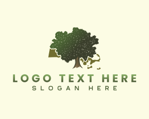 Tree Wood Forestry Logo