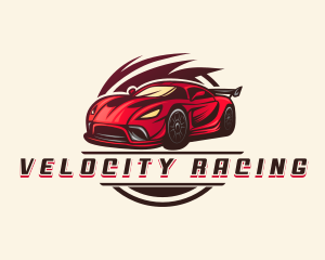 Racing Automotive Car logo design