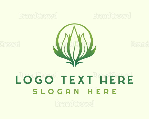 Grass Yard Landscaper Logo