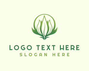 Turf - Grass Yard Landscaper logo design